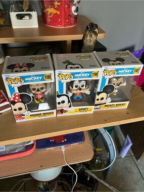 Funko Disney Mickey & Friends Funko POPs - Red, Black, Yellow, White